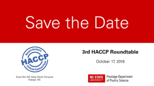 HACCP Roundtable save the date card