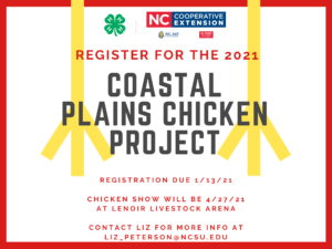 Coastal Plains Chicken Project 2021 flyer