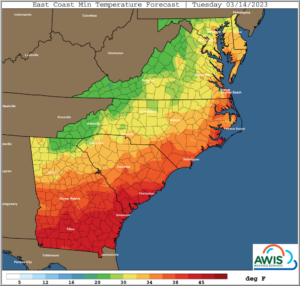 Cover photo for Weather Advisory: Multiple Frost Events Ahead